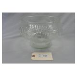 Vintage Jeannette Glass 'Fruit clear' Punch Bowl