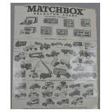 1967 Matchbox Selector Chart "Matchbox" Series