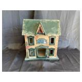 Vintage Hand Painted Wood Christmas Toy Store Doll