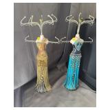 Vintage Style Beaded Dress Mannequin Jewelry Holde