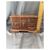 Vintage Miniature Wooden Dresser Jewelry Trinket B