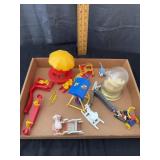 Vintage Dollhouse Miniature Playground and Nursery