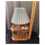 Vintage Miniature Diorama Garden Showcase Table La