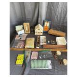 Vintage Dollhouse Miniatures and Crafting Kits Lot