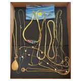 Vintage Gold Tone Fashion Necklaces Monet Napier L