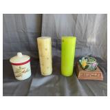 Assorted Pillar Candles and Decorative Votive Cand