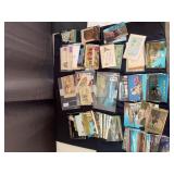 Collection of Vintage Postcards, Souvenirs, and Ep