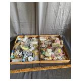 Large Lot of Vintage Dollhouse Miniatures and Craf