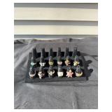 Assorted Fashion And Costume Rings With Display Tr