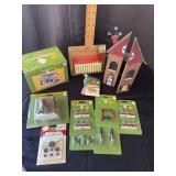 Santa's Workbench and Lemax Christmas Village Acce