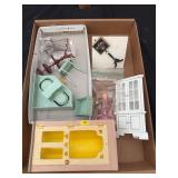 Vintage Dollhouse Miniature Furniture and Accessor