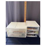 Assorted Craft Supplies and Dollhouse Miniature Ki