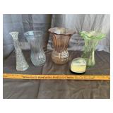 Vintage Glass Floral Vases