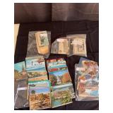 Vintage Postcard Estate Lot Military Expos Fish Na