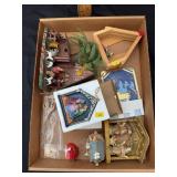 Assorted Christmas Nativity Scenes and Holiday Dec