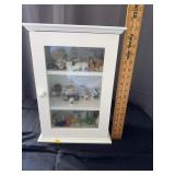 Miniature Souvenir Thimbles and Cabinet Display Lo