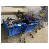 7 Carts w/ Contents