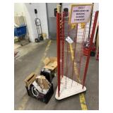 Misc. Rack, Paint & Floor Contents