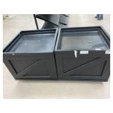 Plastic Produce Tables 36" x 36" x  32"