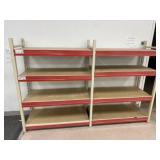 4 Shelf Rack 22.5" x  8