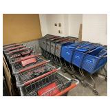Contents of Room 23 Shopping Carts, 5 Chairs