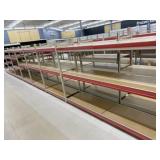 Shelving 7 4ft, 2 8ft Sections (aisle 2)