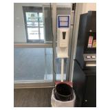 Hand Sanitizer Station & 2 Waste Baskets