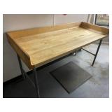 Butcher Block Table 6