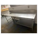 Stainless Steel Table w/waste Hole 8