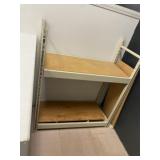 2 Shelving Units 1 Shelf & 2 Shelves