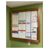 Glass Front 3x3 Work a Lot display