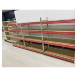 Shelving 4- 8ft Sections, 3- 4ft Sections (aisle 6