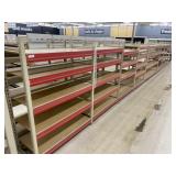 Shelving 1- 8ft Sections, 8- 4ft Sections (aisle 6