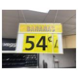 Bannanas Hanging Price Sign, Double Sided