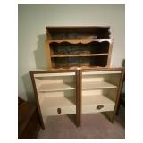 3 Shelves; 1 Oak, 2 Misc