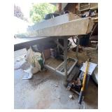 Utility Cart, Vinyl Blind, Ceiling Light