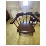 Winsor Style Chair and Blanket