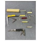Folding Pocket Knives & West German Fish Knife