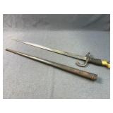 French Model 1874 Gras Sword Bayonet, 1877