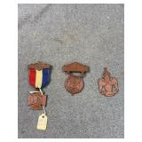 Woman's Relief Corps 1883 Medal & Masonic Badges
