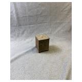 J & E Stevens Cast Iron Roller Safe Toy Bank