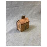 Antique American Painted Tin House Still Bank