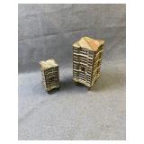 AC Williams Cast Iron Skyscraper Banks, 2 Pcs