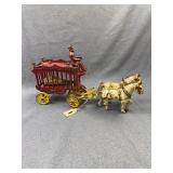 Kenton Cast Iron Overland Circus Polar Bear Wagon