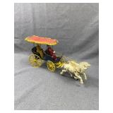Kenton Cast Iron Surrey Carriage Toy & Figures