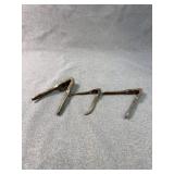Trio of Antique Handheld Cast Bullet Molds