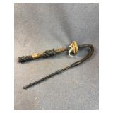 German Gesteckpfeife Pipe Stem, Antler Rosette