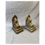 Antique Billiken Good Luck Coin Banks, Pair