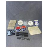 Antique Ohio Political Campaign Ephemera Lot