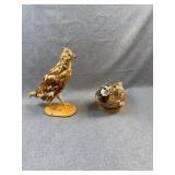 Taxidermy Bobwhite Quail Pair, Male & Female